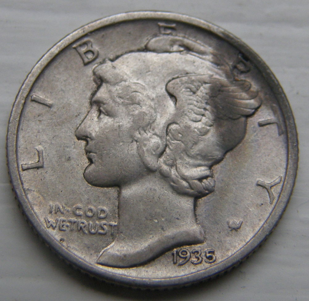 1935-P-Mercury-Dime-VF?